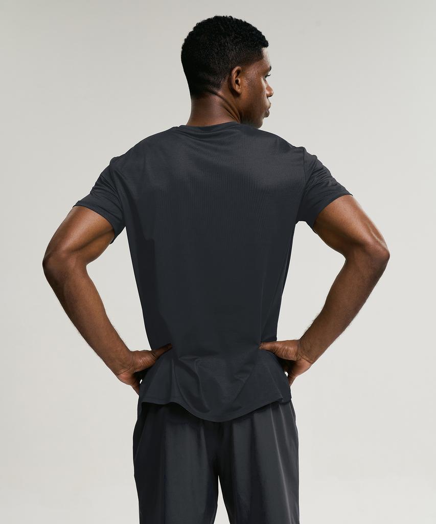 Leijibi Aero Touch Standard Fit Short Sleeve M T-Shirt Top Sleeve Charcoal