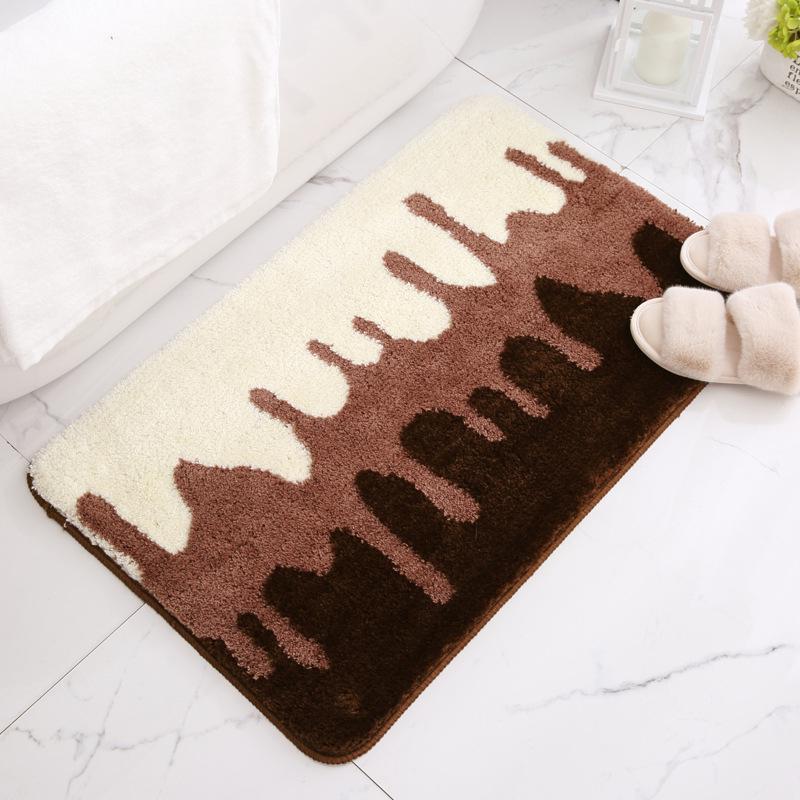 Water-Absorbent Bathroom & Toilet Anti-Slip Mat, Entrance & Bedroom Doormat