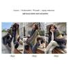 Rabbit Fur Shawl Women's Outerwear: New Autumn/Winter Fashion Cloak with Thickened Collar