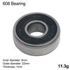 Grinder Accessories 608 Bearing Inner Diameter: 8mm Metal Outer Diameter: 22mm High Quality Suitable For: Tools