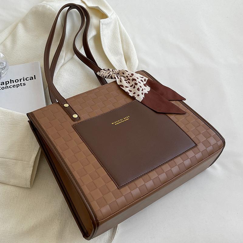 

Большая сумка женская сумка новая сумка-тоут женская сумка для работы большой вместимости текстурная сумка через плечо