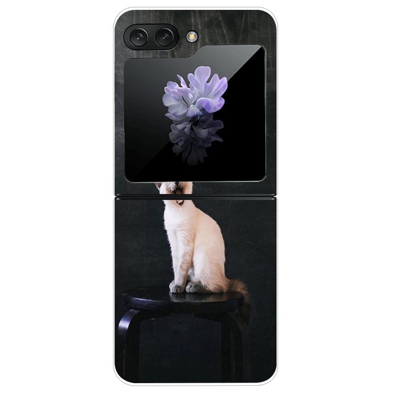 For Samsung Z Flip7 Hard Case ZFlip7 5G Transparent PC Phone Cases For Galaxy Z Flip 7 Fashion Cartoon Clear Protective Fundas