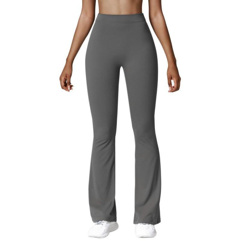 Womens High Waist Bootcut Yoga Pants Quick Dry Butt Lifting Workout Gym Sports Trousers