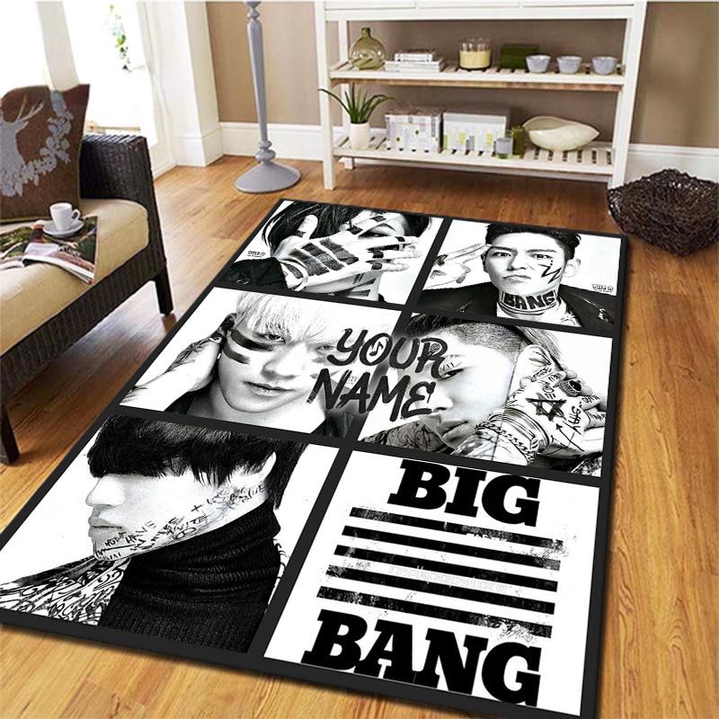 Big Bang Forever Custom Name Carpet Rug For Living Room Bedroom Home Sofa Decoration Kids Play Nonslip Floor Mat