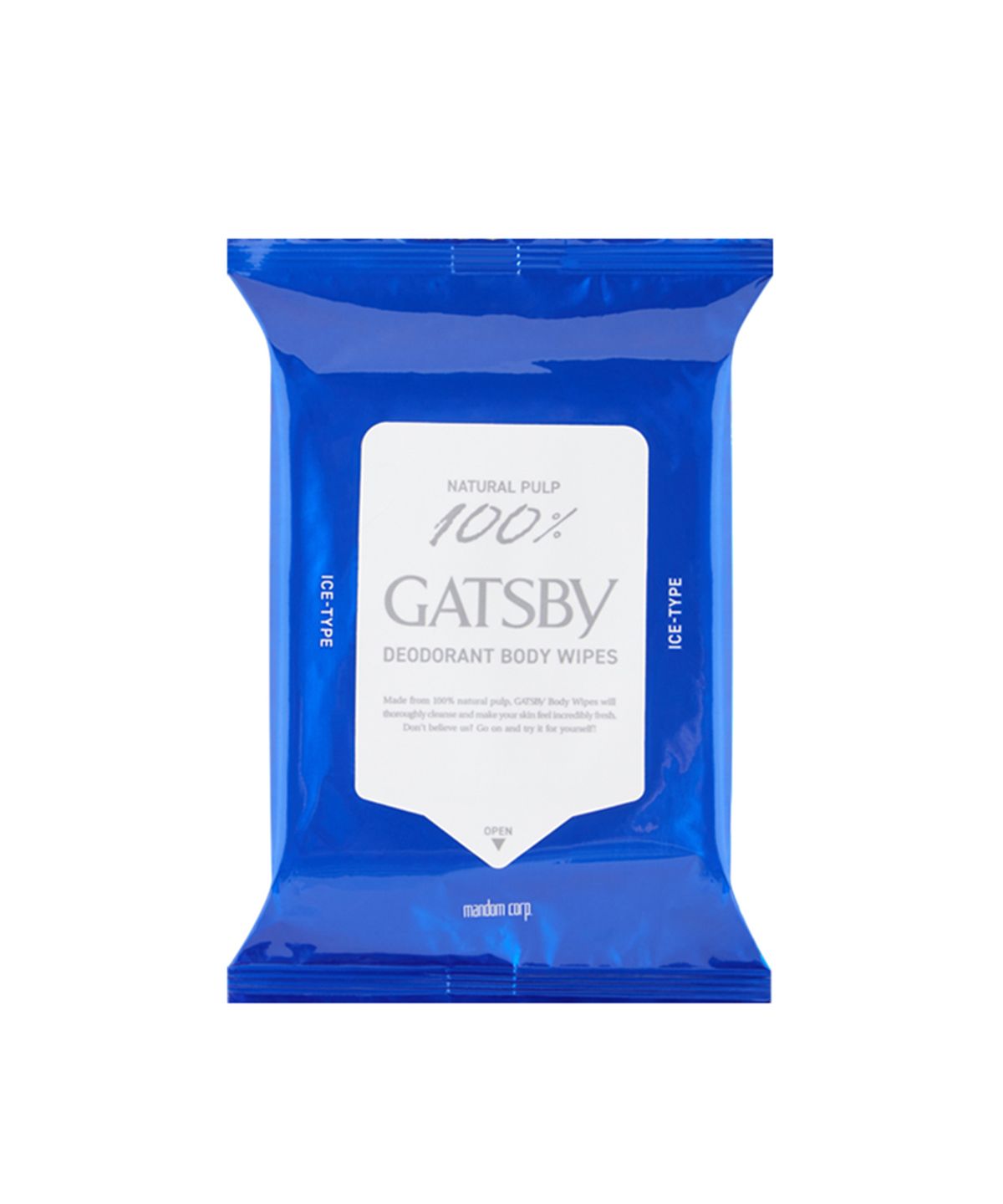 Gatsby Освежающие салфетки для душа Ice Citrus 10 шт.