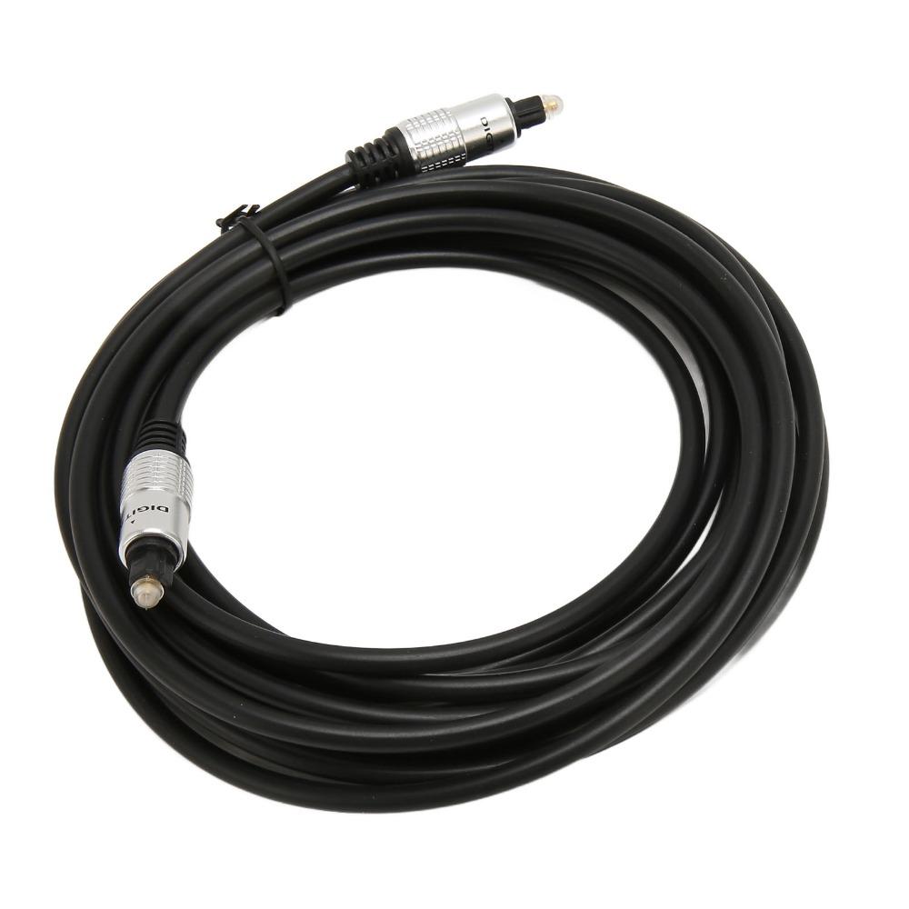 Aluminum Alloy Housing Digital Sound Cable Gold Plated Fiber Optic Cable  Digital Audio Devices