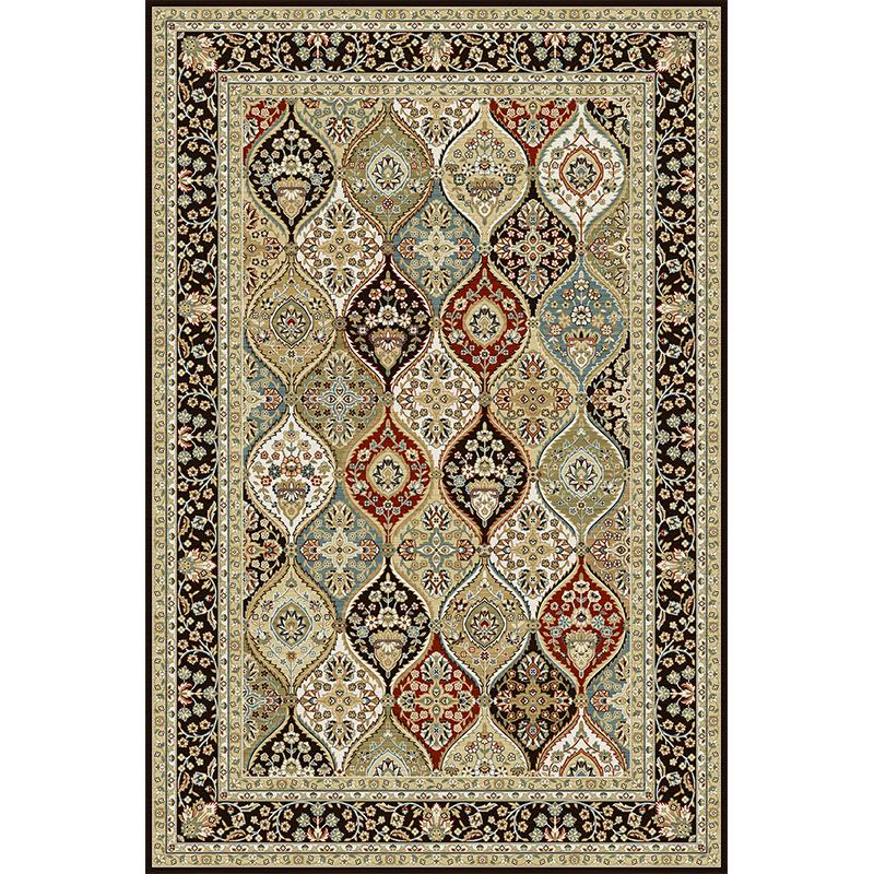 Vintage Persischer Ethnischer Kristall-Samt-Teppich für Wohnzimmer oder Schlafzimmer