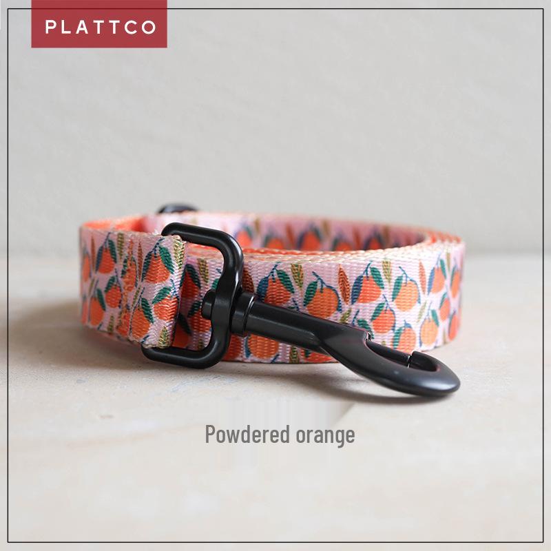 PLATTCO Fashionable Printed Imitation Nylon Dog Leash PDL324 M 2.5cm x 120cm