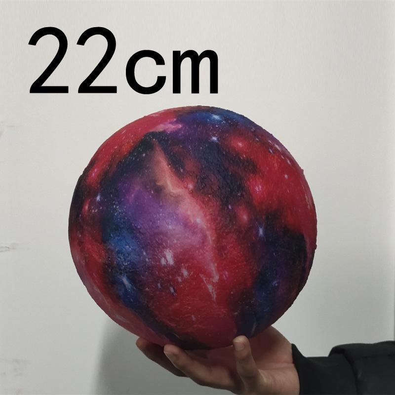 3D Moon Lamp with USB Charging, Remote Control, and Painted Planet Design - Creative Starry Sky Night Light Table Lamp.