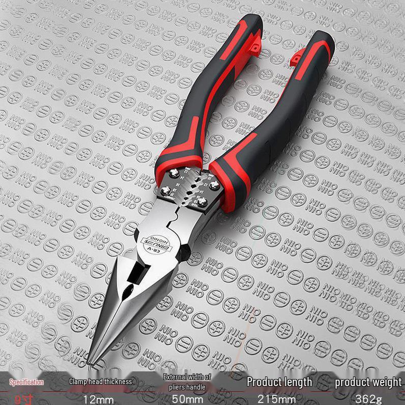 German-Imported Japanese Multifunctional Industrial Wire and Diagonal Cutting Pliers - Labor-Saving Electrician's Combination Tools