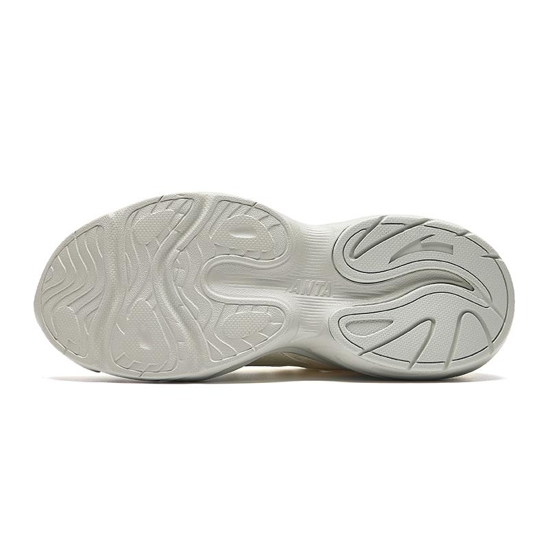 ANTA Women's Xingfeng Retro Chunky Dad Shoes Off White Cream White 922438805-3