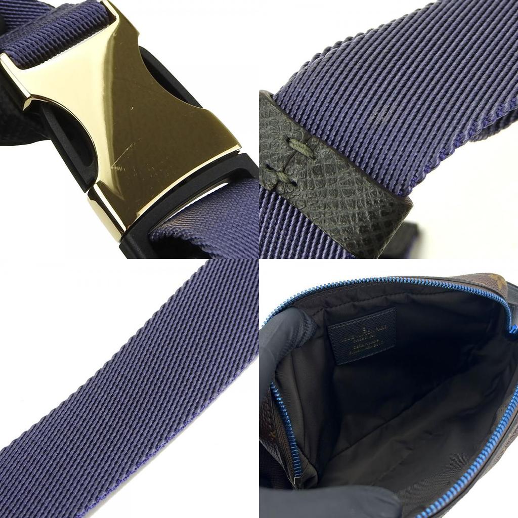 Used LOUIS VUITTON Waist bag Pacific Bum Bag M43828 Monogram Brown Brown Kim Jones