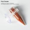 Durable Transparent Aquarium Shrimp Larvae Feeding Tube Fish Feeder for Freshwater Saltwater