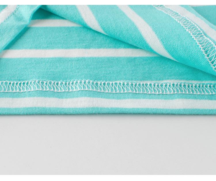 2024 Summer Kids' Striped Short-Sleeve T-Shirt - Trendy Baby Clothing