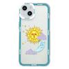 Cute Cartoon Sun Moon Face Phone Case for IPhone 15 Pro Max 11 12 7 8 14 Plus SE2020 X XR MAX XS 13 Mini Soft Clear Cover Fundas
