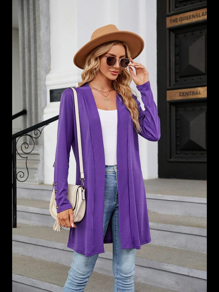 Women's 2023 Autumn/Winter Buttoned Long-Sleeve Knitted Cardigan