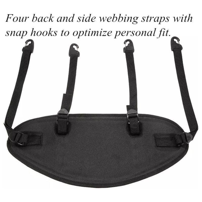 Sit On Top Kayak Backrest Kayaking Support Back Pad Kayak Backrest Adjustable Straps Kayak Seats Back Canoes Backrest