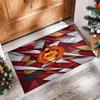 Tappeto in Flanella Stampato Manchester United Antiscivolo Morbido Poliestere Tappeto per Pavimento Tappetino Decorativo per Interni per Camera da Letto Soggiorno Divano