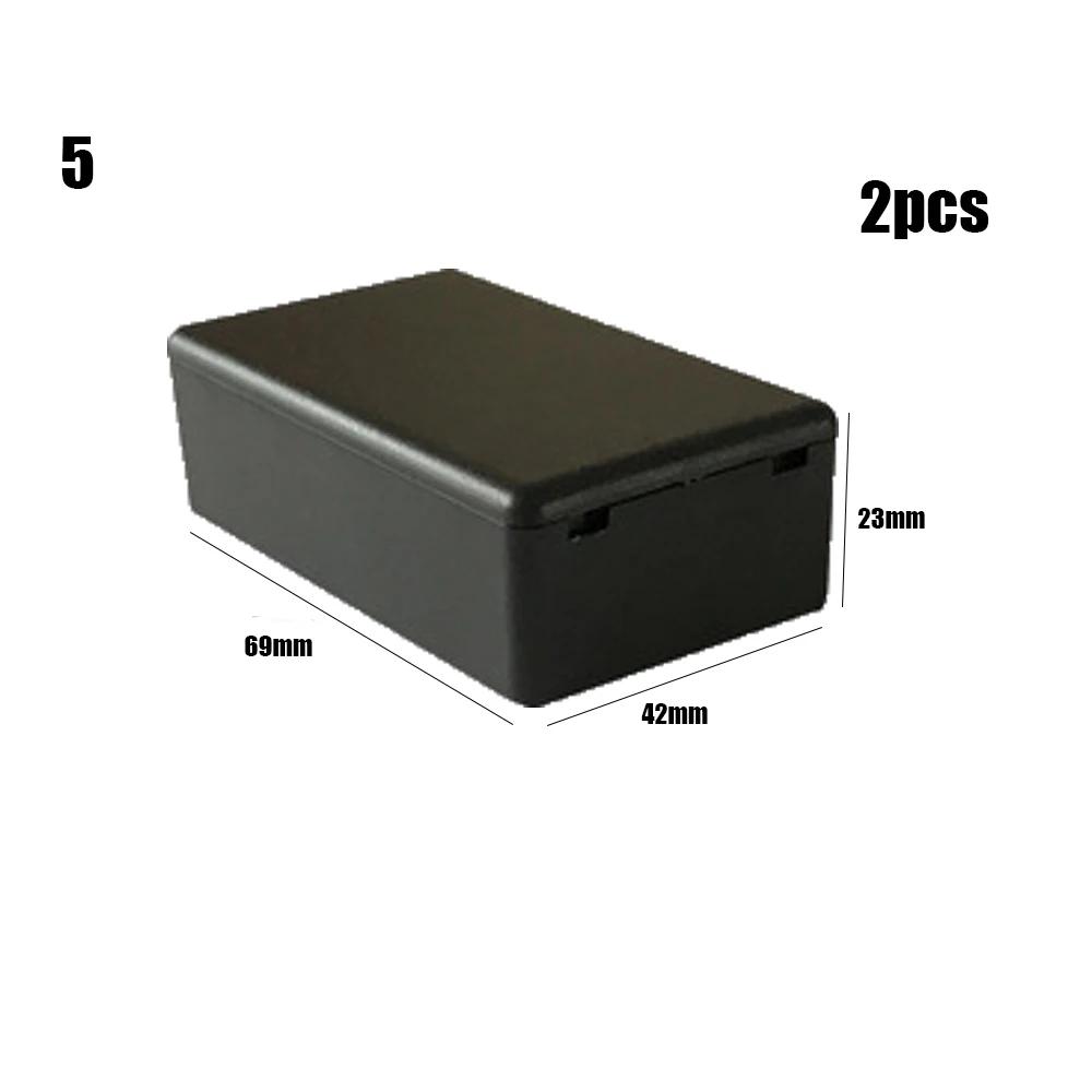 Waterproof Black DIY Housing Instrument Case ABS Plastic Project Box Storage Case Enclosure Boxes Electronic Supplies