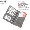 Passport bag New travel passport cover Card bag Multifunctional document bag Anti-degaussing passport holder