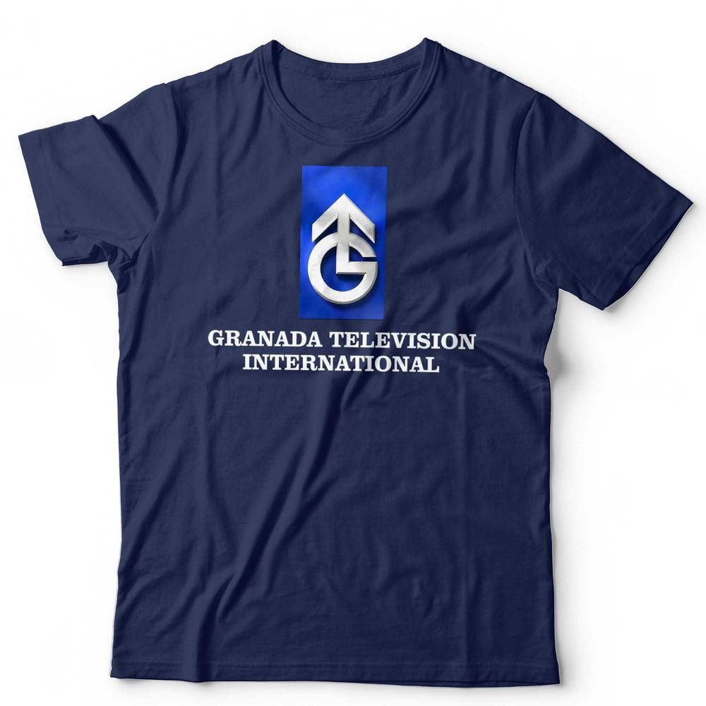 Granada TV Logo T Shirt International Retro Vintage 70s 80s Graphic Tee Unisex S