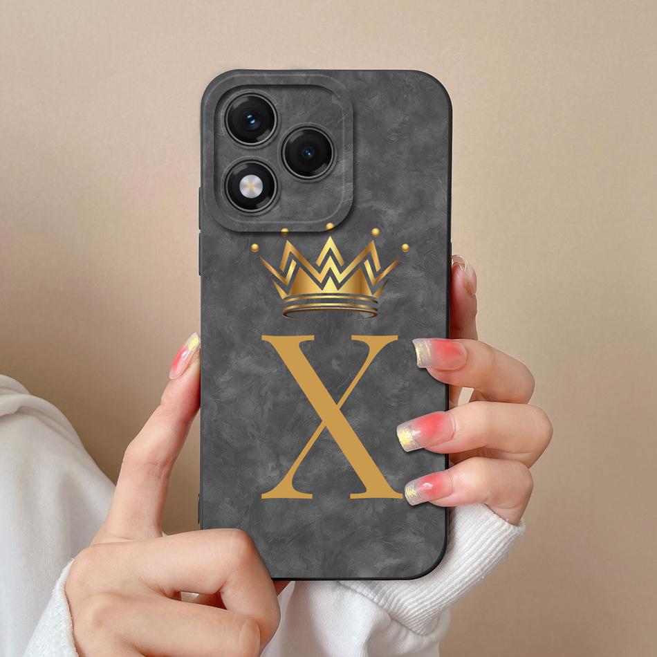 Case For Honor 400 Lite Cute Panda Letters Full Protection High Quality Liquid Silicone Soft Housing Shockproof Phone Back Cover