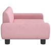 Kids Sofa Pink 70 X 45 X 33 Cm Velvet