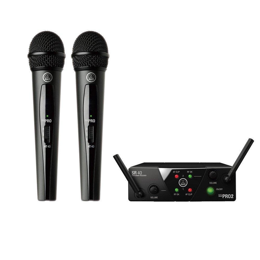 

2-канальна бездротова система B діапазону AKG WMS40 PRO MINI2 VOCAL SET DUAL []