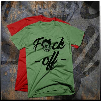 Hip Hop T-shirt Street Hustle Fck Off Smiley Gangster Mobster Thug Life Mafia
