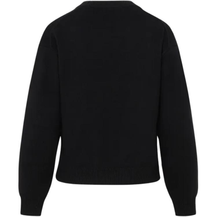 Kenzo Logo Embroidered Crewneck Knitted Jumper Women's FD62PU4263BB-99J