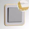 1pc New Anti-Dirty Switch Protective Cover Buckle Type Non-Adhesive Switch Socket Decorative Frame Outlet Wall Sticker Home