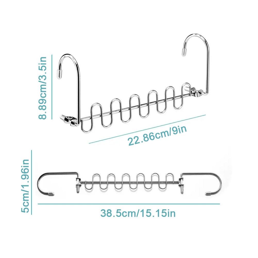 Multi-functional Clothes Hanger 360 Degree Swivel Hook 12 Clothes Hangers Pants Tie Storage Shelf Space Saving Closet Storage