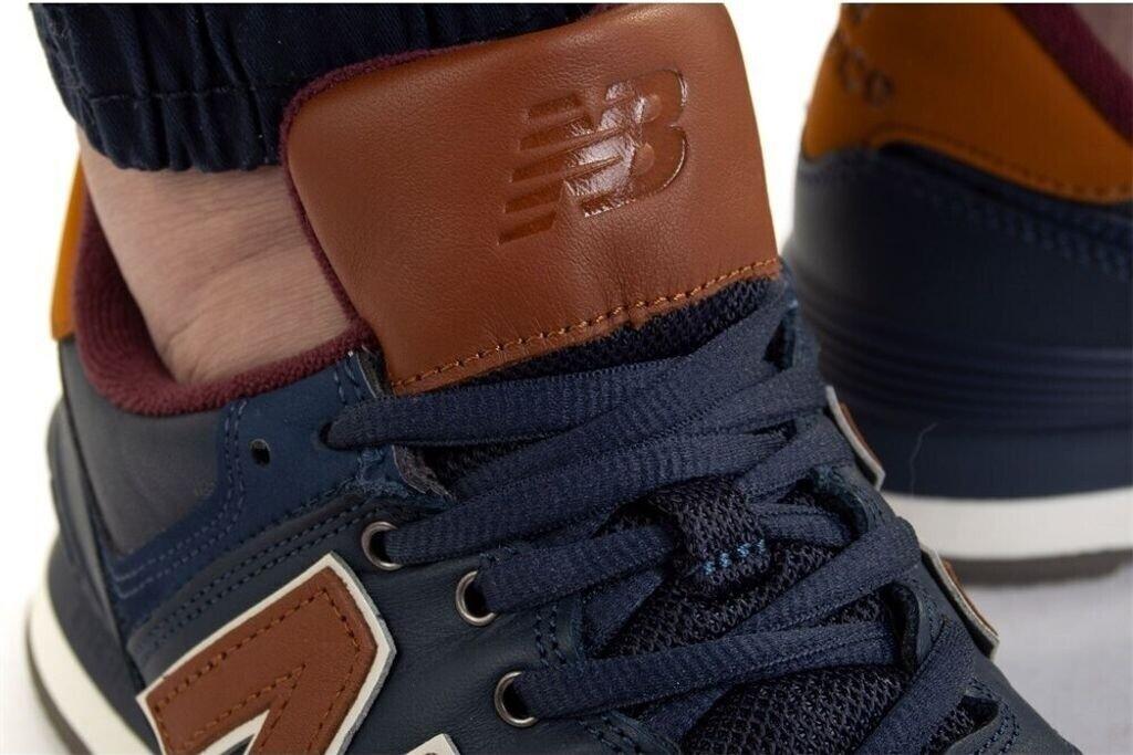 Кроссовки New Balance 574 natural indigo/saddle brown (ML574OMC)