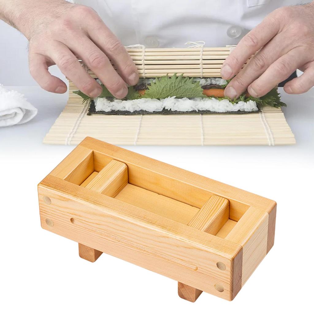 Sushi Mold Box Sushi Tool Nonstick Sushi Maker Tool Lunch Bento DIY Rice Roller Mold for Kitchen Camping Party Home Lovers Gifts