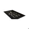 Tapis décoratif enfant - EDEN - Forest Adventure - Coton - 60 x 120 cm - Fond noir écriture blanche