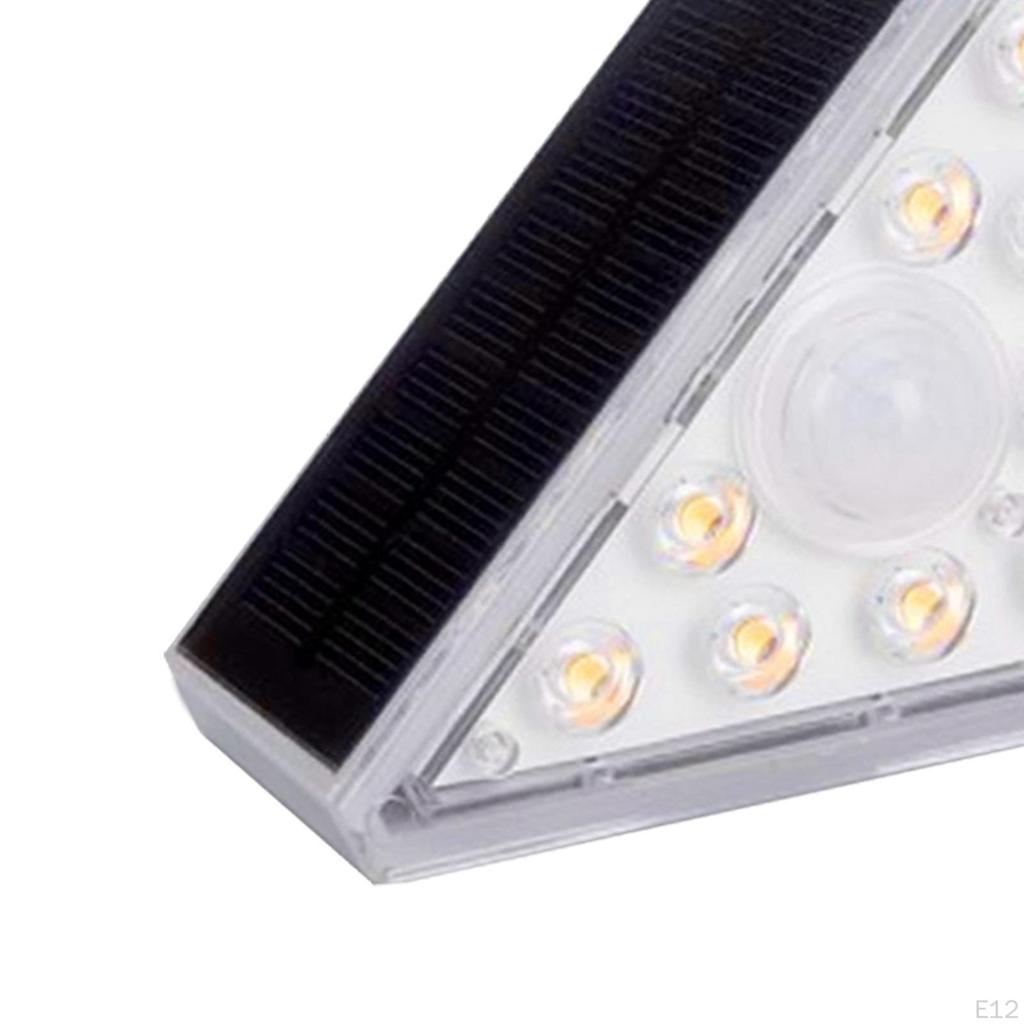 LED Step Lights, Solar Stair IP68 Waterproof Outdoor Lights Powered