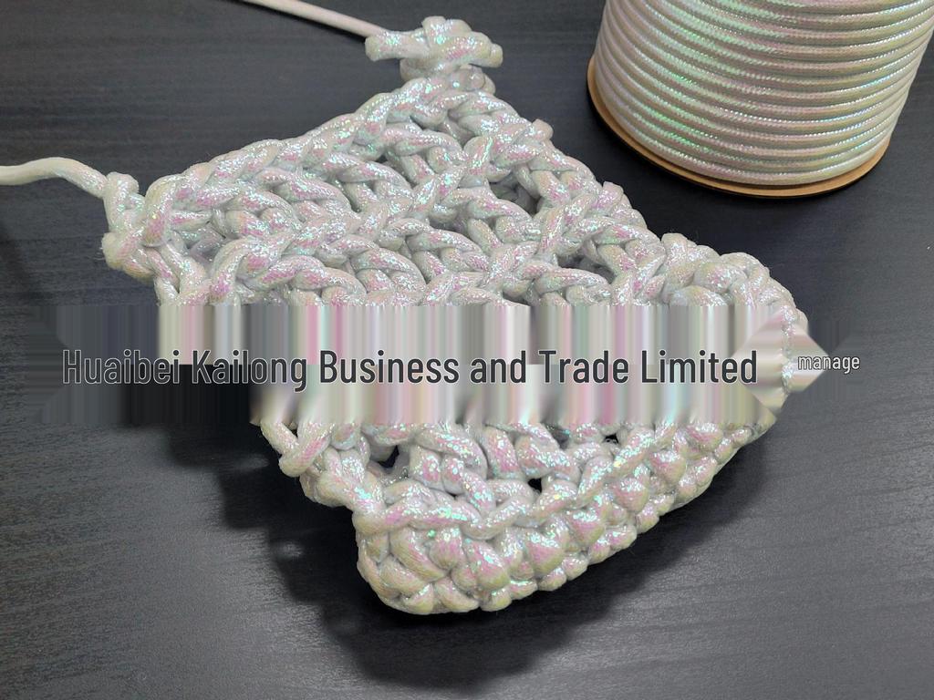 3mm Round Gold/Silver Hand-Woven Crochet Cord with Core and Silver Thread for Decoration