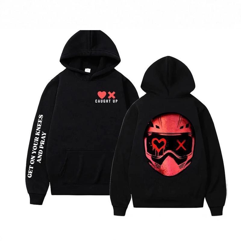 Stylish Loose Printed Sweatshirt Simple Comfortable Hoodies Sweatshirts Men’s