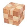 Wooden Brain Teaser Puzzle Toy IQ Test Logic Training Luban Kong Ming Lock Kids Adults Bamboo 3D Burr Puzzle Interlock Unlock Game Educational Toy