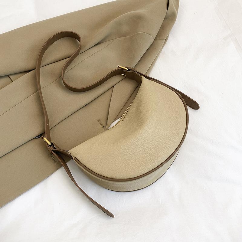 Spring and Summer New Large-capacity Bag Women's Fashion Simple Shoulder Bag Crossbody Bag Underarm Dumpling Bag Tide