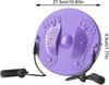 Home Workout Twist Disk Magnetic Waist Wriggling Plate Slimming Legs Fitness Health Thin Waist Exerciser Twist Board With Bands