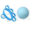Five Finger Grip Strength Exerciser Sponge Ball Silicone Grip Ring Portable Finger Strength Trainer Grip Ball Tool