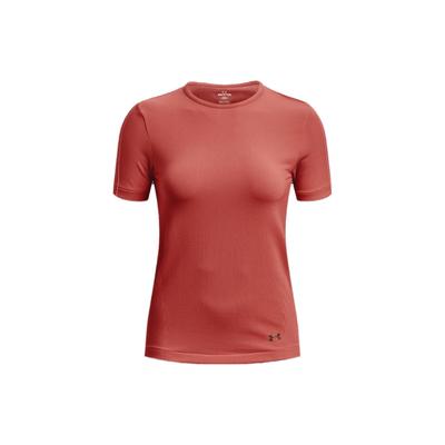 Rush Series Solid Color Crew Neck Short Sleeve T-Shirt Women Tops Chakra-Red 1373929-638