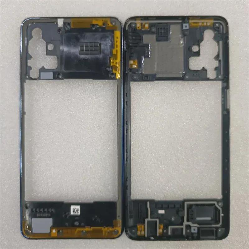 Phone Housing Middle Frame Battery Back Cover Case Panel Lid Rear Camera Lens Repair Parts for Samsung Galaxy M31s 5G M317f