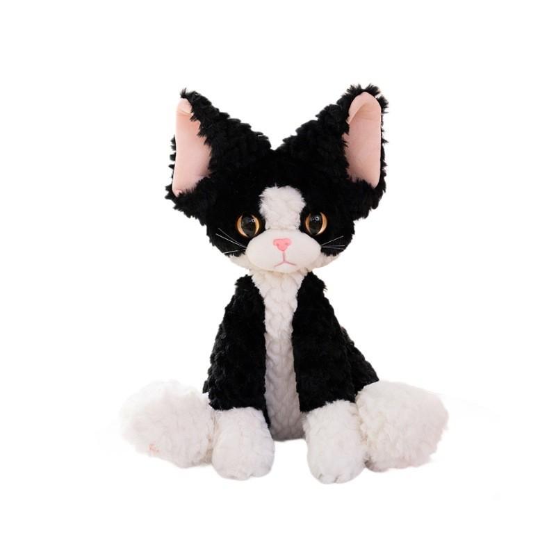 Devon Rex Cute Plush Toy Made Pp Cotton Children Bedroom Decor Gift Festival