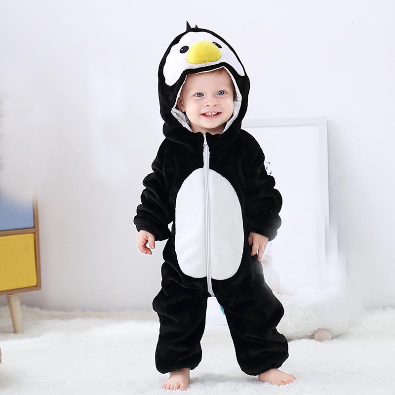 Pagliaccetto Manica Lunga Per Neonato Con Stampe Fumetto – Tuta In Cotone Ed Elastam Per 0-12 Mesi – Regalo Bimbo