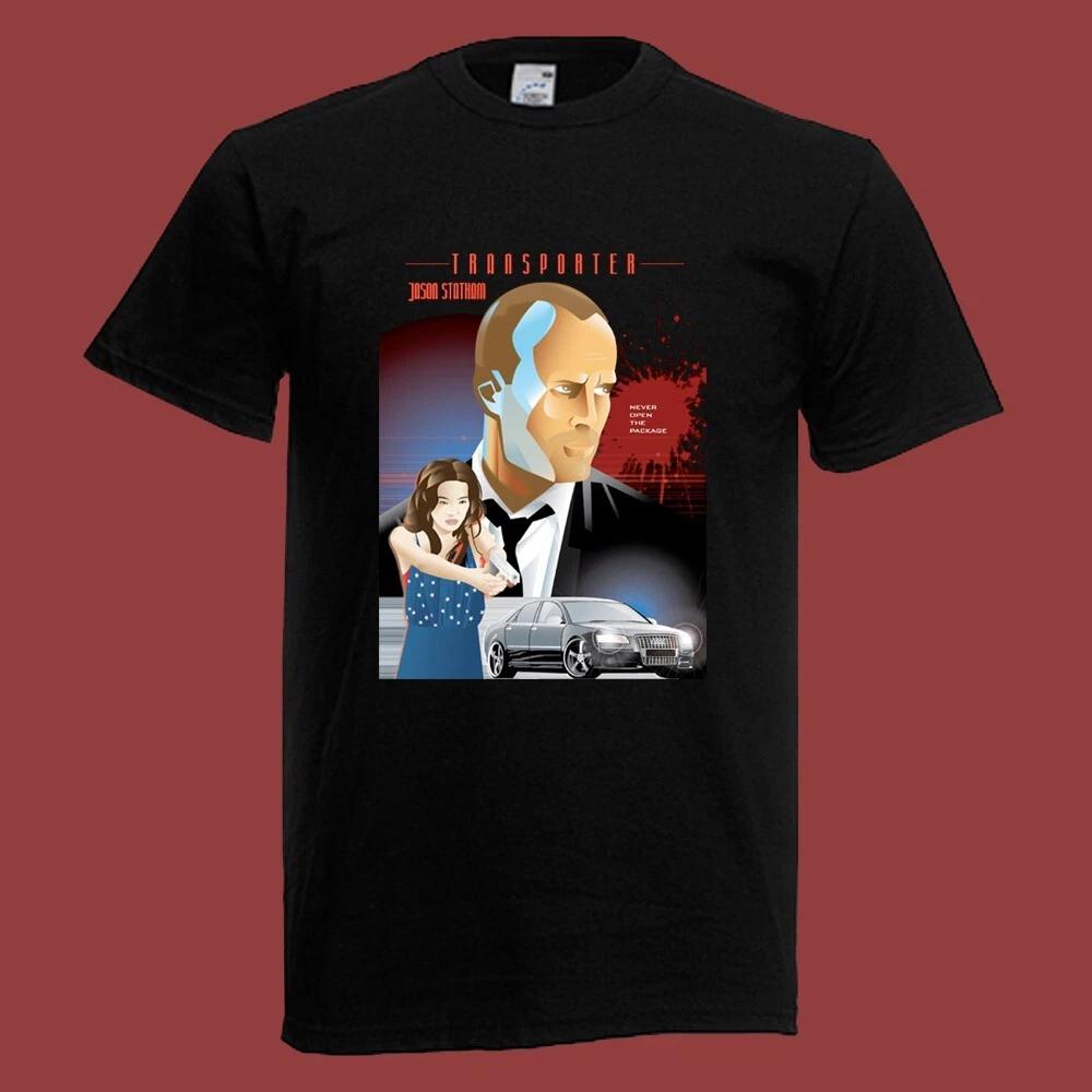 Men s and Women s T-shirts Transporter Action Movie Men s Black Size S-5XL XS