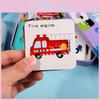Puzzle Shape Who Card Early Learning Kids Educational Toy Game Wooden