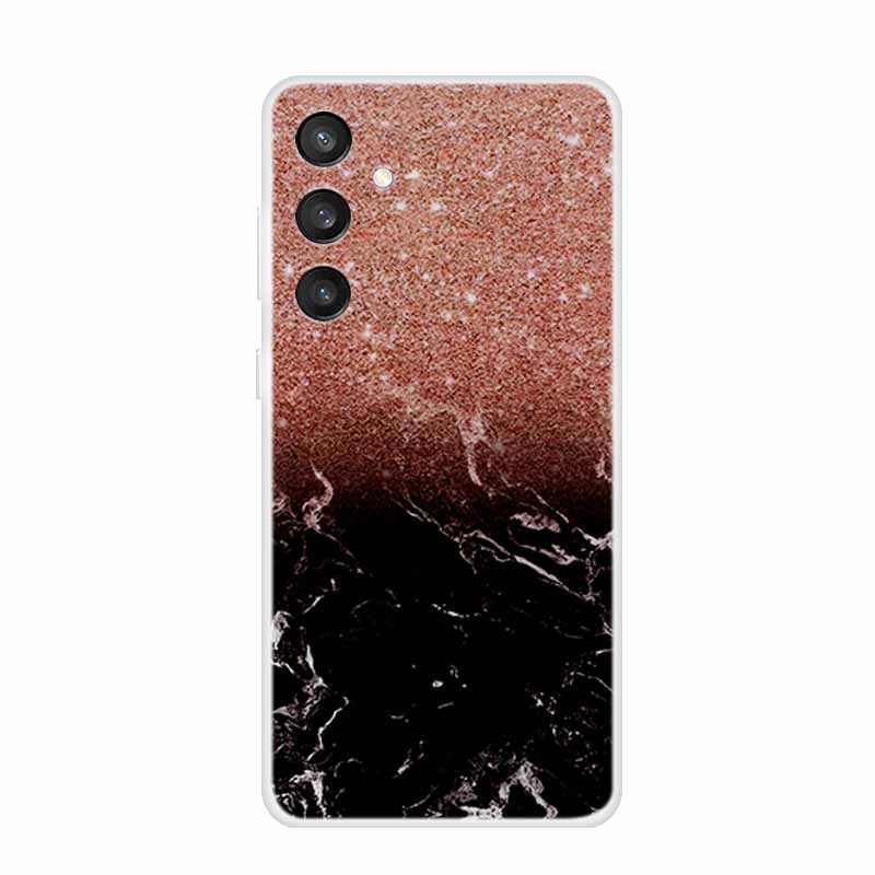 6.7" For Samsung S24 FE 5G Case Marble Soft Clear TPU Silicone Phone Covers for Samsung Galaxy S24 FE Case Bumper S24FE S 24FE