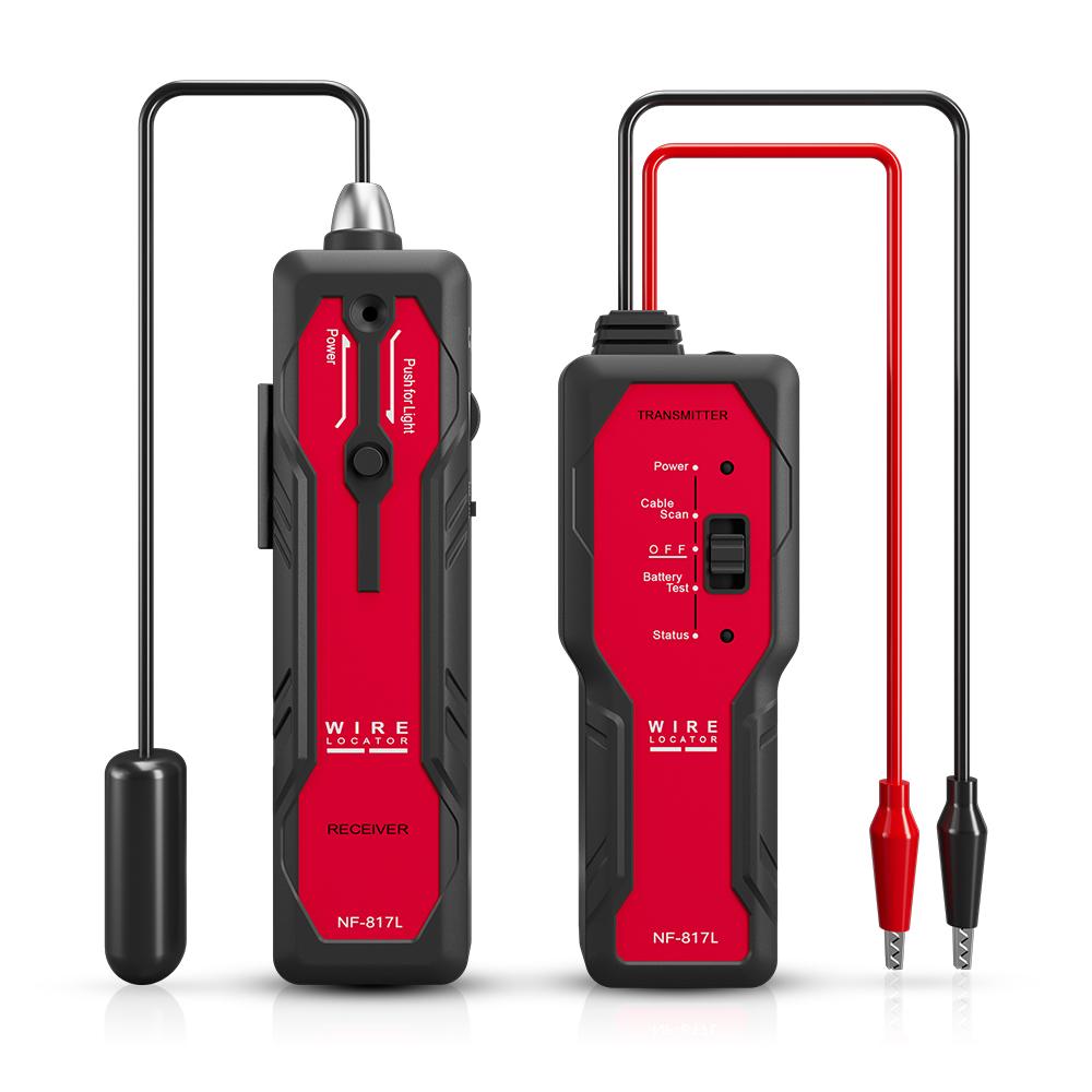 

NOYAFA NF-817L Локатор подземного кабеля Защищенный от помех тестер кабеля Визуальный трассировщик проводов для поиска неисправностей Профессиональный искатель кабеля